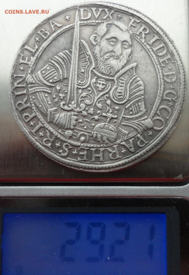 Талер 1567г. Пфальц.  до 6.01.2020 - 1АААА