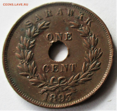САРАВАК 1 цент 1893. Предпродажная. - 013.JPG