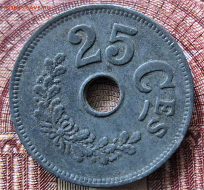 ЛЮКСЕМБУРГ 5 сантимов 1854 + 25 сантимов 1916. ЦИНК. Оценка. - 025.JPG