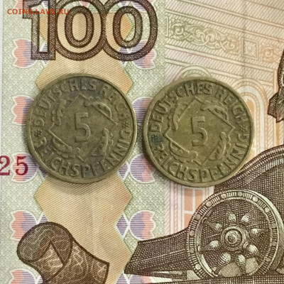 Германия 5 пфеннигов 1935 и 1936 года. До 22:00 07.01.20 - BFAF7054-0835-4F8F-8C3C-551BD7037485