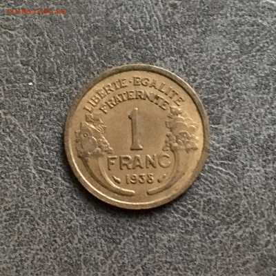 Франция 1 франк 1938 года. До 22:00 07.01.20 - 2262389E-E74D-459E-8B5A-F613D8693CB4