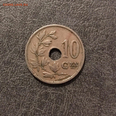 Бельгия 10 сантимов 1925 года. До 22:00 07.01.20 - D62BD8F7-34CC-4EE3-8D19-485CC3F51257