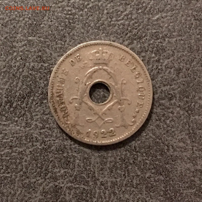 Бельгия 5 сантимов 1922 года. До 22:00 07.01.20 - DA533FF0-29CA-413C-9385-217F5391D398