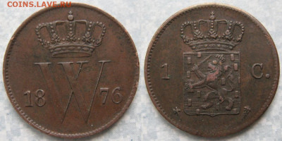 Нидерланды 1 цент 1876 до 08-01-20 в 22:00 - Нидерланды 1 цент 1876    190-ак12-4427