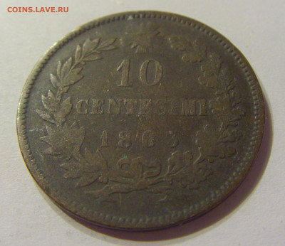 10 чентезимо 1863 Италия №2 08.01.2020 22:00 МСК - CIMG4941.JPG