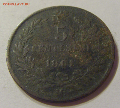 5 чентезимо 1861 Италия №2 08.01.2020 22:00 МСК - CIMG4977.JPG