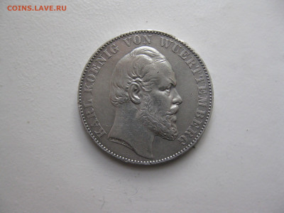 Вюртемберг 1 талер 1871 Победный.до 08.01.2020г в 22-00 МСК - решка вютенберг