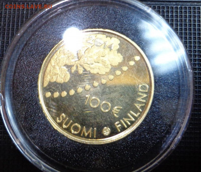 numizmatika suomi finland 100 евро  2014 золото - DSC00335.JPG