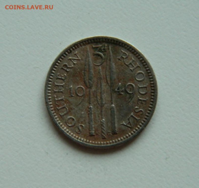 Британская Южная Родезия 3 пенса 1949 г. до 06.01.20 - DSCN9968.JPG