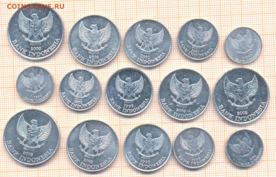Индонезия 5 монет , фикс 1 набор - 40 руб - Индонезия 5 1