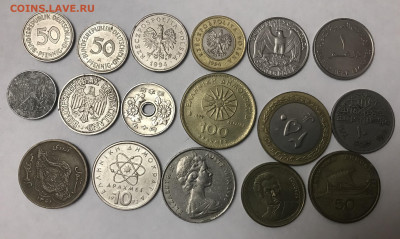 17 иностранных монет (не мусор) до 22.00 МСК 08.01.20 - 27B412C0-2389-4F07-886D-6B79A5BDE50C