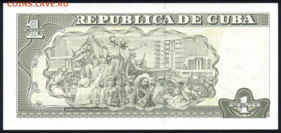 Куба 1 песо 2016 unc 11.01.20. 22:00 мск - 1