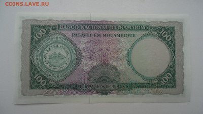 МОЗАМБИК 100 ЭСКУДО 1961 UNC - DSC07470.JPG