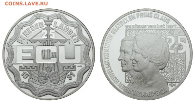 Нидерланды. 25 экю 1991 г. Proof. Свадьба. До 08.01.20. - DSH_5947.JPG