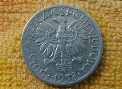 5 злотых 1958 год. До 08.01.20 в 22.15 МСК. - 2020-01-01 21.35.55