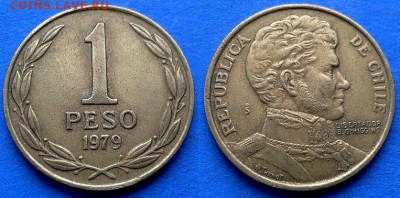 Чили - 1 песо 1979 года до 11.01 - Чили 1 песо, 1979