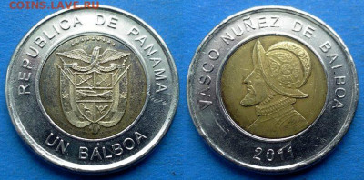 Панама - 1 бальбоа 2011 года (БИМ) до 11.01 - Панама 1 бальбоа, 2011