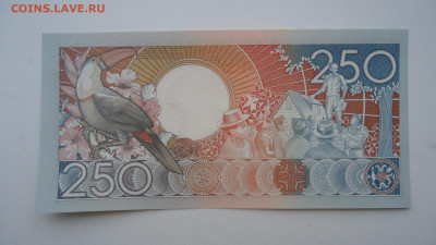 СУРИНАМ 250 ГУЛЬДЕНОВ 1988 UNC - DSC07606.JPG