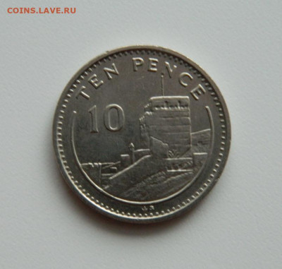 Гибралтар 10 пенсов 1991 г. до 09.01.20 - DSCN9924.JPG