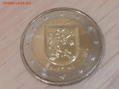 2 Евро 2017 Курземе Латвия Юбилейка до 09.01.20 22.00 - латвия реверс