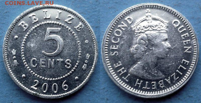Белиз - 5 центов 2006 года до 12.01 - Белиз 5 центов, 2006