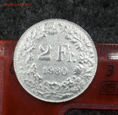 БРАК Швейцария 2 франка 1980 - 20200108_115659