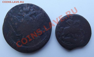 5 копеек 1767 и 2 копейки 1757 гг - DSCF3272.JPG