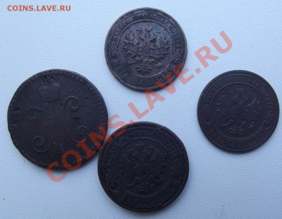 1 копейка 1905 , 2 копейки 1897 и 1 копейка серебром 1846 - DSCF3274.JPG