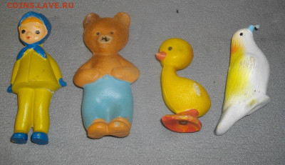 Игрушки резиновые СССР 4шт.до14.01.20г.в 22.00мск - IMGP3811.JPG