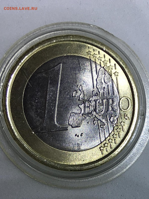 1 Евро 2002 Сан Марино регул.чекан - 05445BD9-8C32-436C-942A-DFCFD26FB7E0