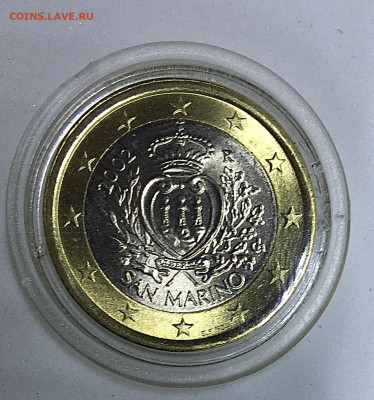 1 Евро 2002 Сан Марино регул.чекан - 18479861-9094-48DD-9325-B8ABE8982BD9