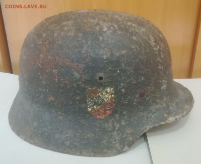 Каска немецкая времен ВОВ на опознание и оценку - 1