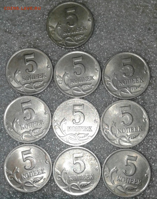 Питерские 5 коп (479шт)  с 1997-2008 гг  до 12.01.2020 - 20200108_161353-1