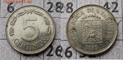Венесуэла 5 сентимо 1983 до 15.01 - венесуэла 5с