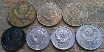 7 монет ранних советов 1938-57г,до 13.01.20г в 22:00 по мск - IMAG9732_1
