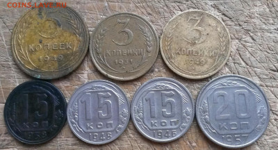7 монет ранних советов 1938-57г,до 13.01.20г в 22:00 по мск - IMAG9731_1