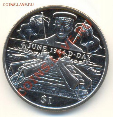 Британкие Виргинские острова, 1 доллар, до 16-08-2011 22-01 - Виргины 1-1994 высадка