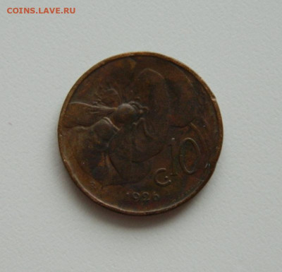 Италия 10 чентезимо 1926 г. (Фауна). до 09.01.20 - DSCN9999.JPG