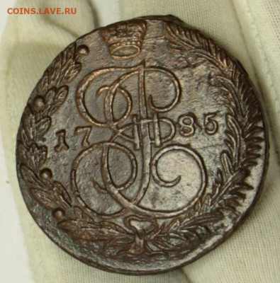 5 копейки 1785 год без следов обращения- 15.01.20 в 22.00 - 23,11,19 326