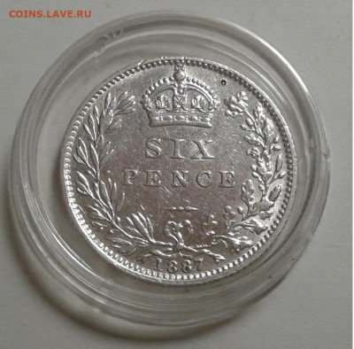 6 пенсов, Виктория, 1887г. до 16.01.20г. 22:00 - 20200110_155518