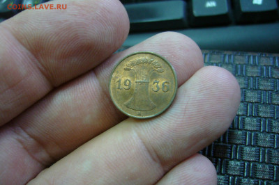 1 пфенниг 1936 в блеске - 14-01-20 - 23-10 мск - P2200772.JPG