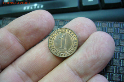1 пфенниг 1936 в блеске - 14-01-20 - 23-10 мск - P2200773.JPG