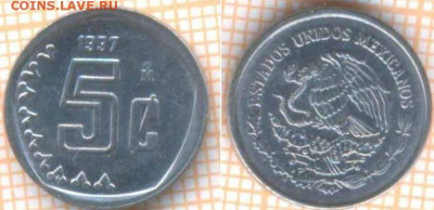 Мексика 5 центов 1997 г. , до 15.01.2020 г. 22.00 по Москве - Мексика 5 центов 1997 8576