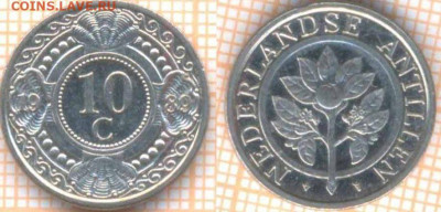Нидерландские Антиллы 10 центов 1989 г., до 15.01.2020 г. 22 - Нид Антиллы 10 центов 1989 8580