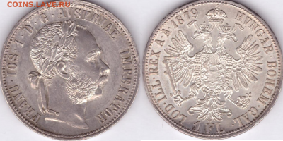 1 флорин 1879 Австрия 15.01 22-10 мск - 1879