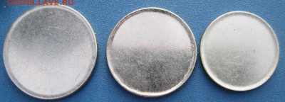 Заготовки монет 1 5 к 10к 50 к 1,2 и5 руб(магн) 13-01 22-00М - 1 2 5 руб
