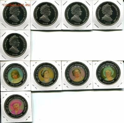 Найтингейл набор цветные 1Кр 5шт QM до 15.01.20 22-00 мск - Nightingale 2005 set QM