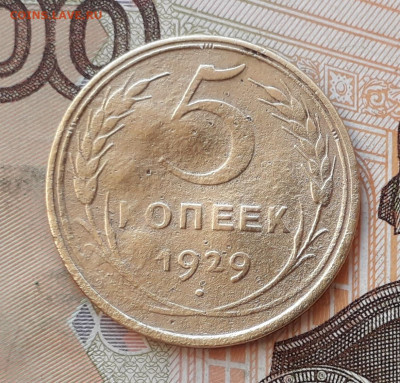 5 копеек 1929 до 14-01-2020 до 22-00 по Москве - 5 29 Р