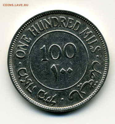 монеты Палестины. - 100  1942А