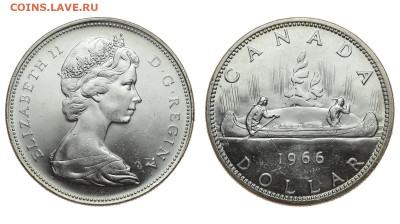 Канада. 1 доллар 1966 г. Каноэ. До 15.01.20. - DSH_6069.JPG